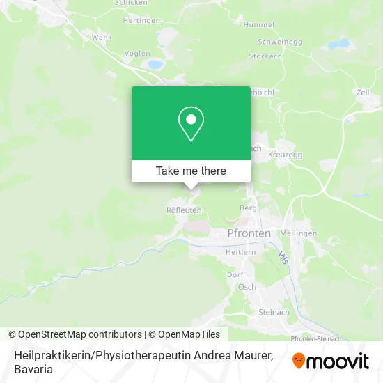 Карта Heilpraktikerin / Physiotherapeutin Andrea Maurer