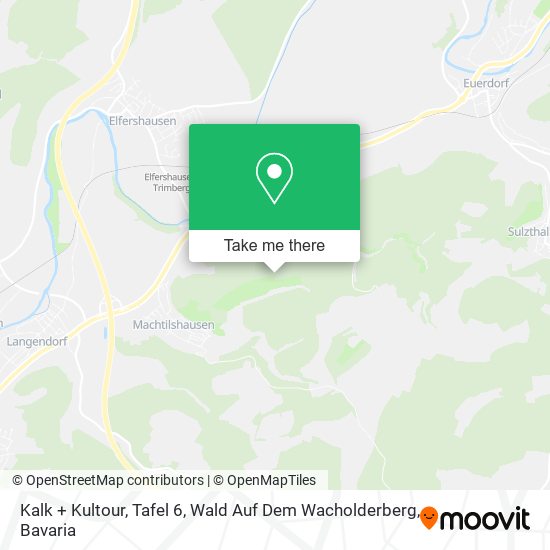 Карта Kalk + Kultour, Tafel 6, Wald Auf Dem Wacholderberg