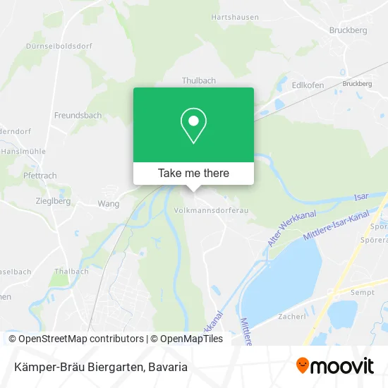 Карта Kämper-Bräu Biergarten