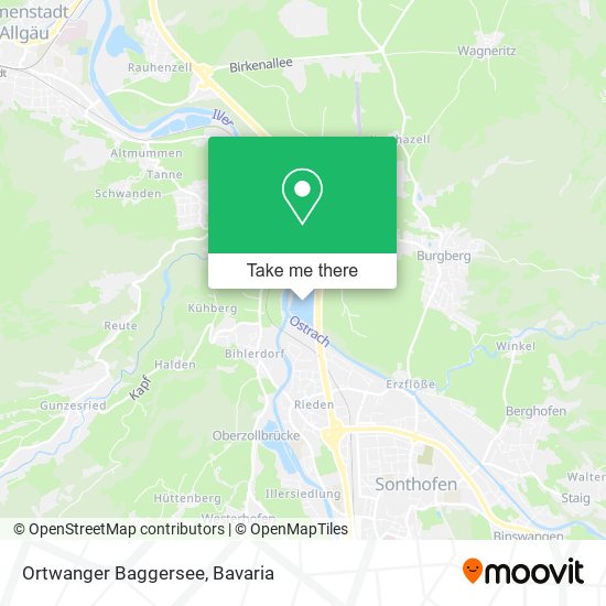 Ortwanger Baggersee map