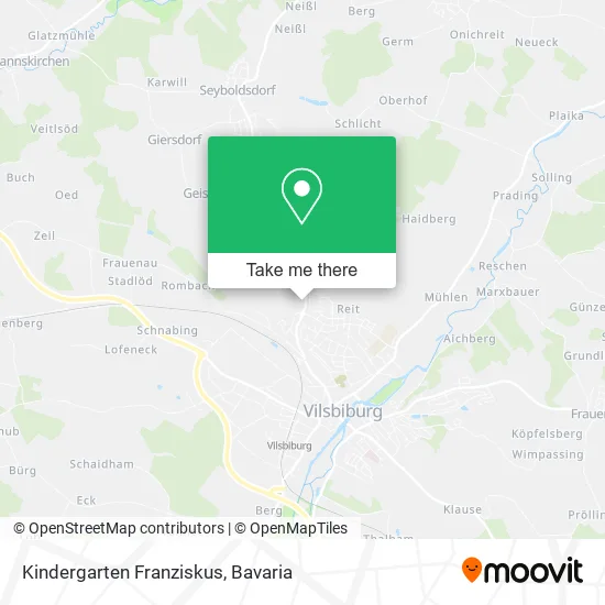Карта Kindergarten Franziskus