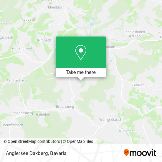 Anglersee Daxberg map