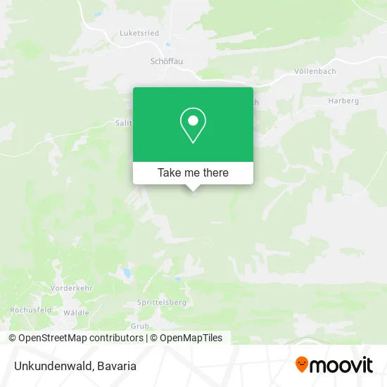 Карта Unkundenwald