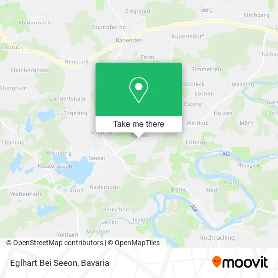Карта Eglhart Bei Seeon