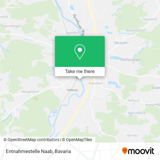Карта Entnahmestelle Naab