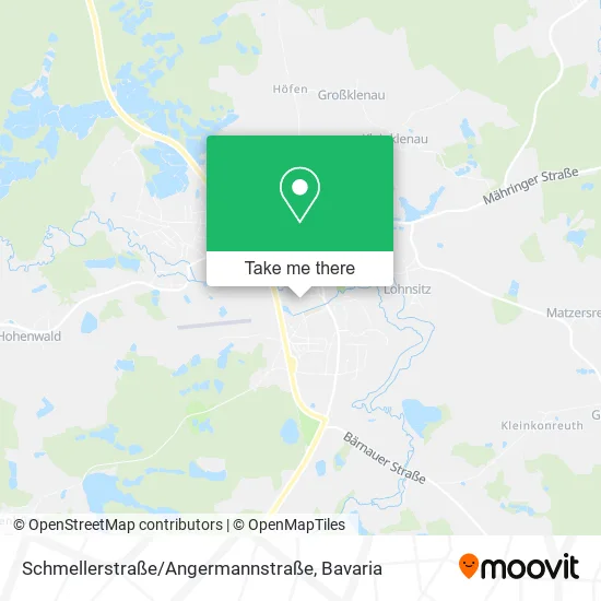 Карта Schmellerstraße / Angermannstraße