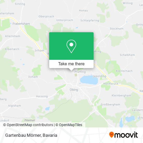 Карта Gartenbau Mörner