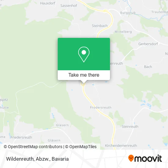 Карта Wildenreuth, Abzw.