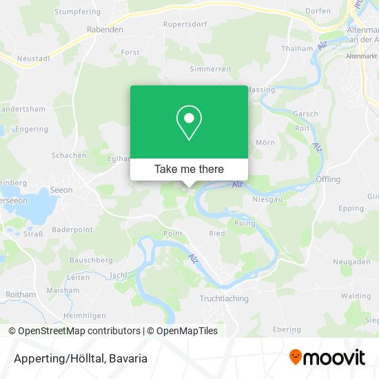 Apperting/Hölltal map