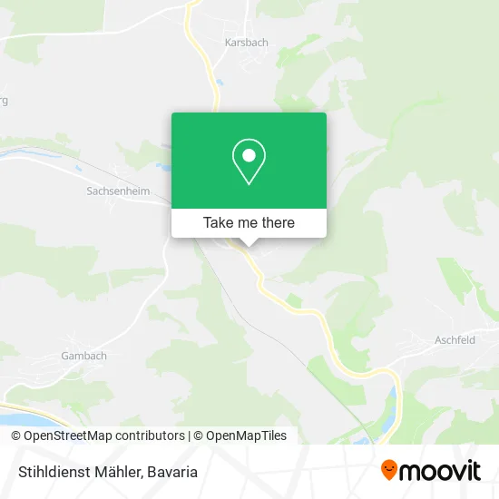Карта Stihldienst Mähler