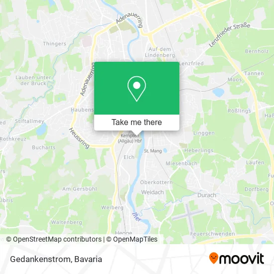 Карта Gedankenstrom