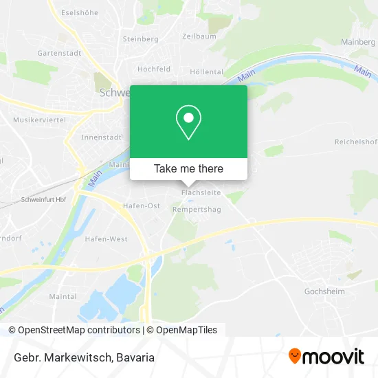 Карта Gebr. Markewitsch