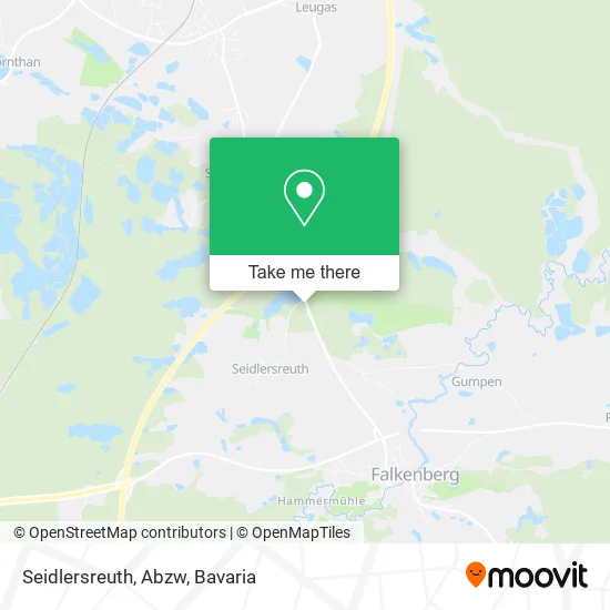 Карта Seidlersreuth, Abzw