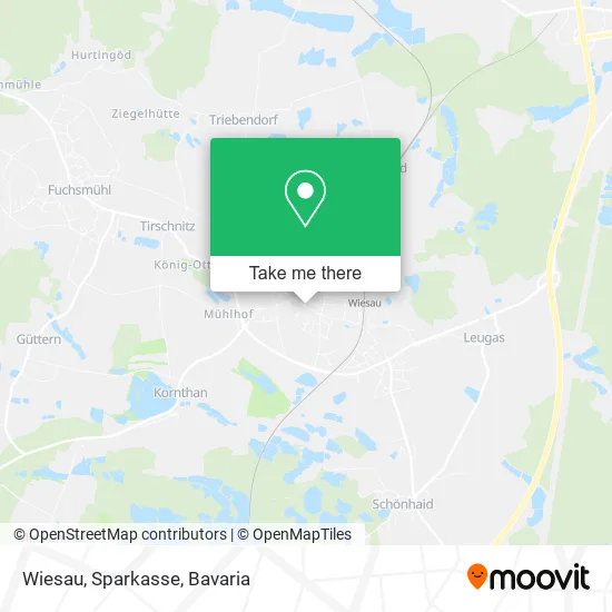Карта Wiesau, Sparkasse