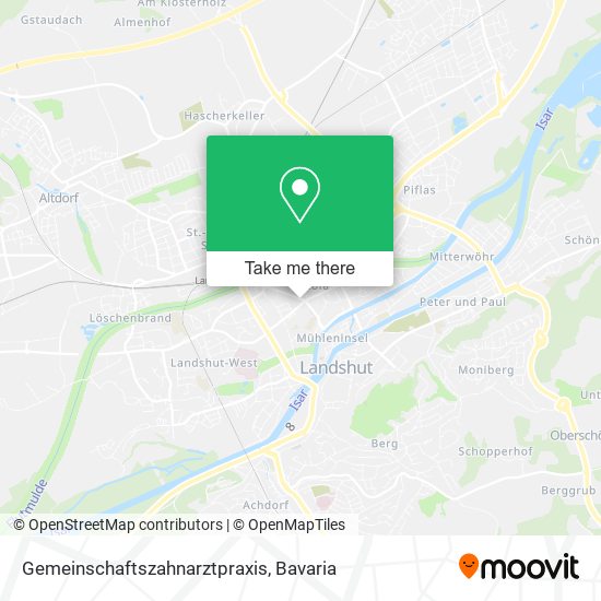 Gemeinschaftszahnarztpraxis map