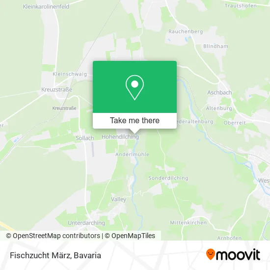 Карта Fischzucht März
