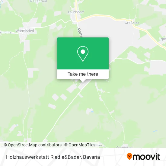 Карта Holzhauswerkstatt Riedle&Bader