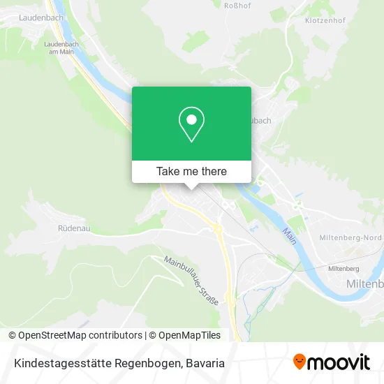 Карта Kindestagesstätte Regenbogen