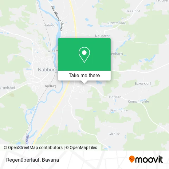 Карта Regenüberlauf
