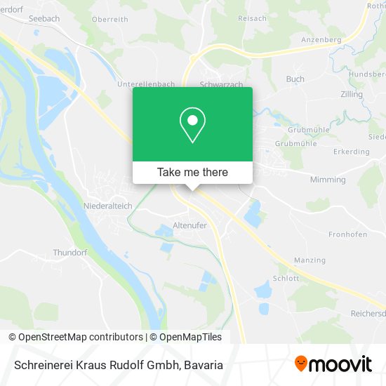 Schreinerei Kraus Rudolf Gmbh map