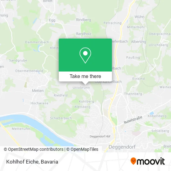 Карта Kohlhof Eiche