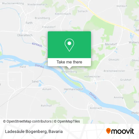 Карта Ladesäule Bogenberg