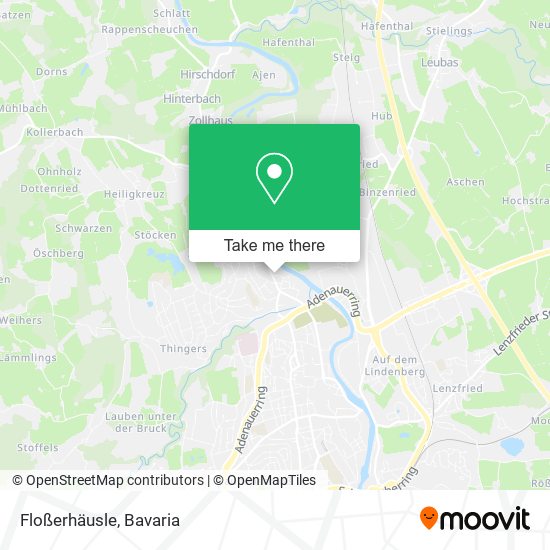 Floßerhäusle map