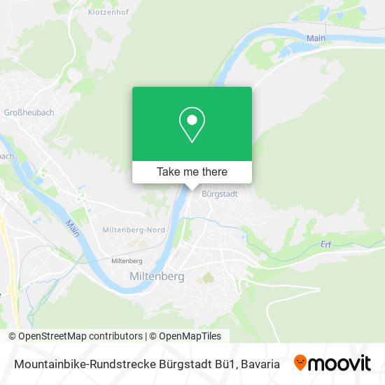 Mountainbike-Rundstrecke Bürgstadt Bü1 map