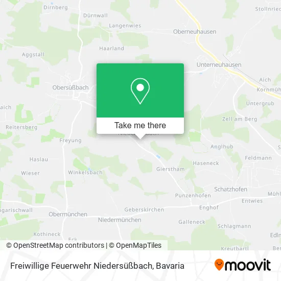 Карта Freiwillige Feuerwehr Niedersüßbach