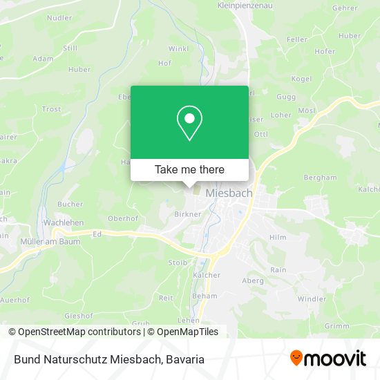 Bund Naturschutz Miesbach map