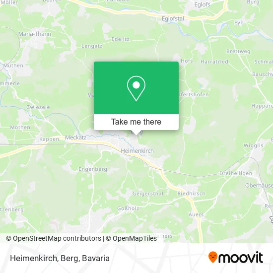 Карта Heimenkirch, Berg