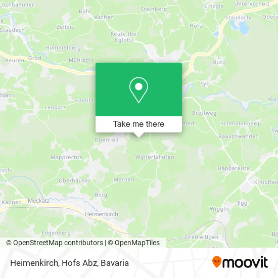 Карта Heimenkirch, Hofs Abz