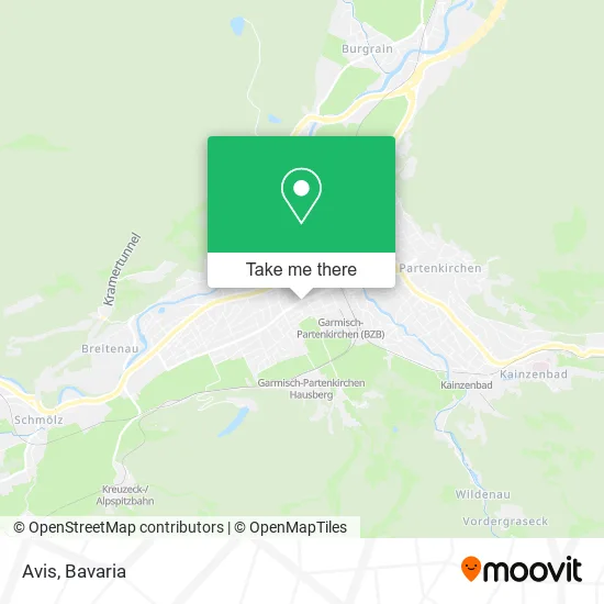 Карта Avis