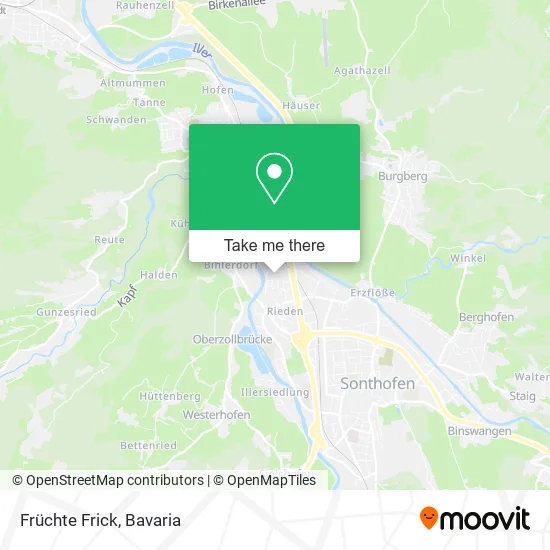 Карта Früchte Frick