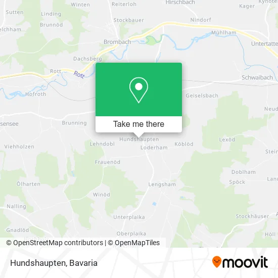Карта Hundshaupten