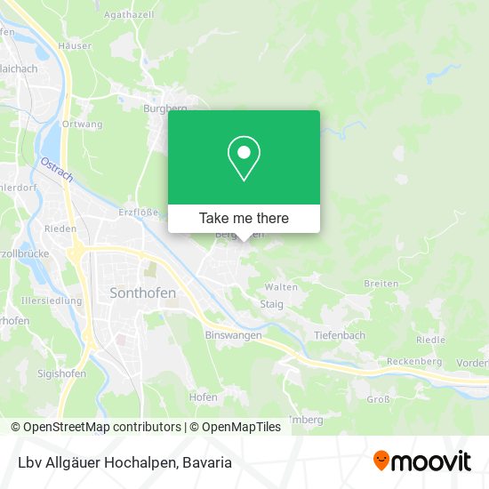 Lbv Allgäuer Hochalpen map