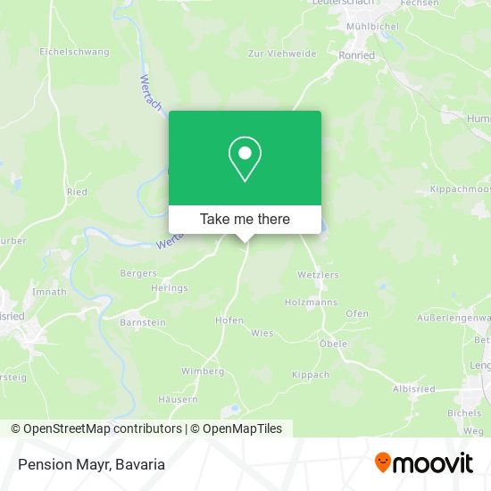 Pension Mayr map