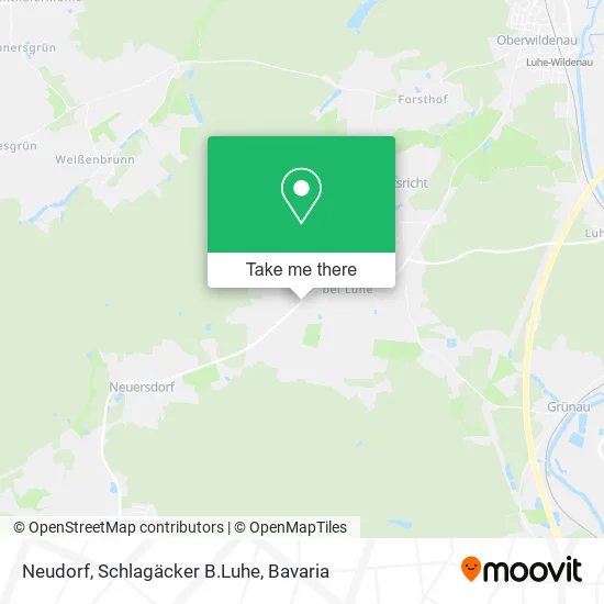 Карта Neudorf, Schlagäcker B.Luhe