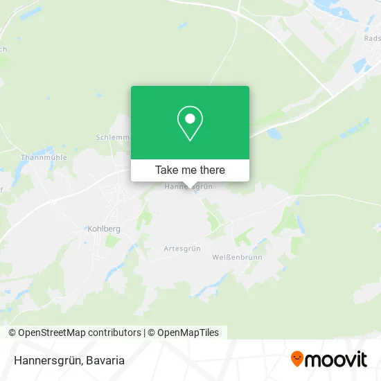 Карта Hannersgrün