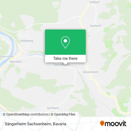Sängerheim Sachsenheim map