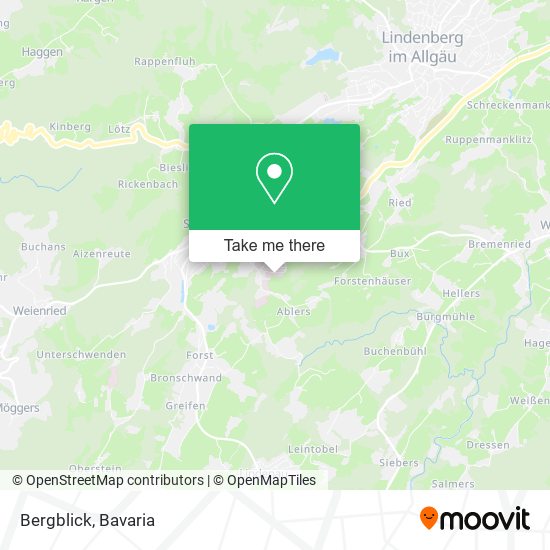 Bergblick map