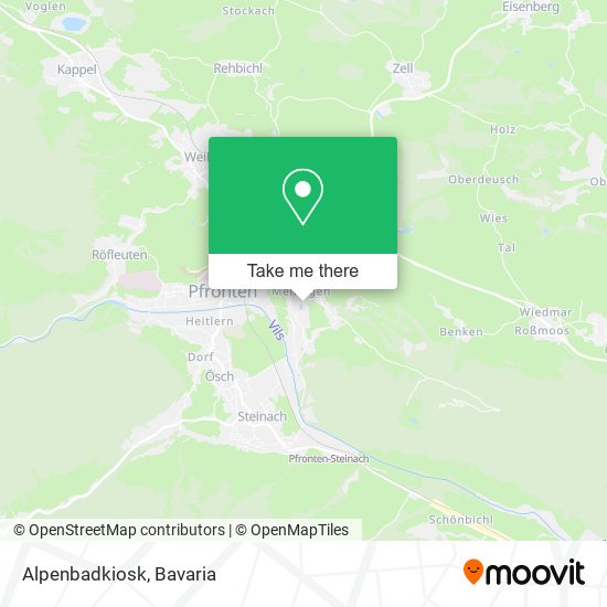 Alpenbadkiosk map