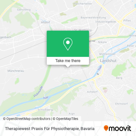 Therapiewest Praxis Für Physiotherapie map