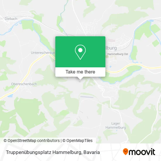 Карта Truppenübungsplatz Hammelburg