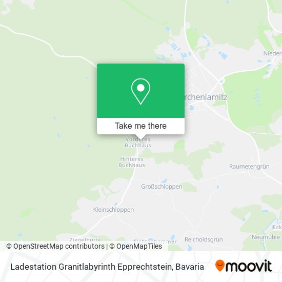 Ladestation Granitlabyrinth Epprechtstein map