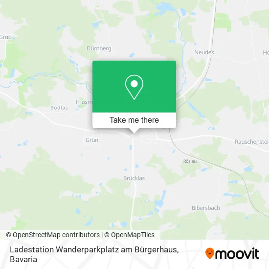 Карта Ladestation Wanderparkplatz am Bürgerhaus