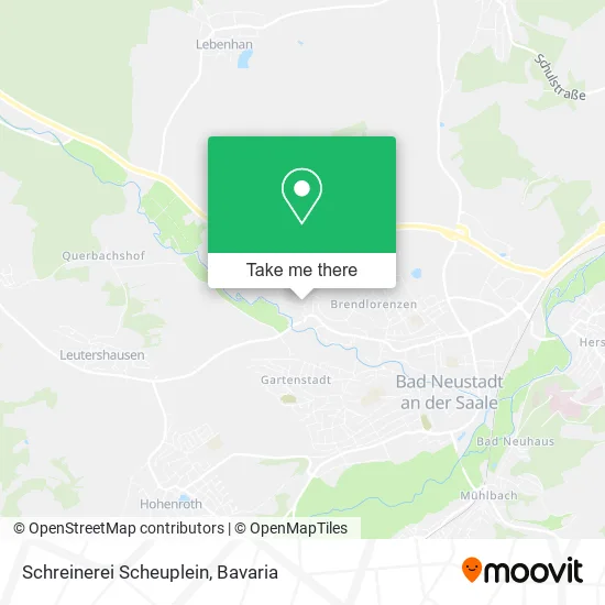 Карта Schreinerei Scheuplein