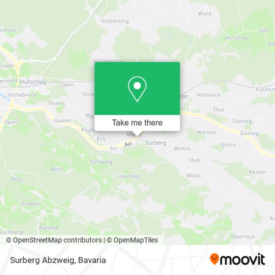 Карта Surberg Abzweig