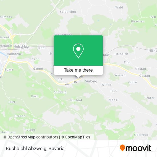 Карта Buchbichl Abzweig