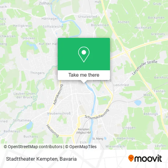 Карта Stadttheater Kempten